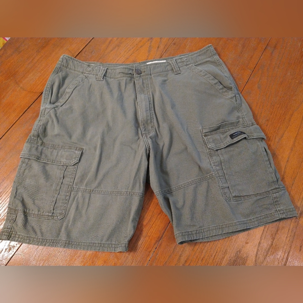 40x10 Men's Shorts Wrangler Relaxed Cargo Cotton Spandex